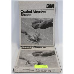 LOT OF TWO 3M 311T BLUE GRIT UTILITY CLOTHS