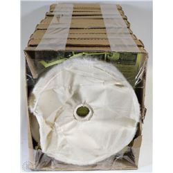 LOT OF 10 OSBORN 40PLY LOOSE SEAL COTTON DISCS