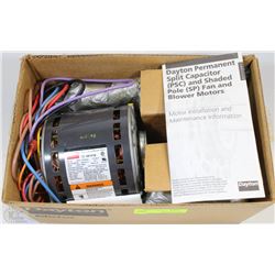 DAYTON PERMANENT SPLIT CAPACITOR AND SHADED POLE