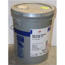 5 GAL MOBIL DELVAC SYNTHETIC GEAR OIL 80W-140
