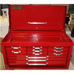 INTERNATIONAL RED TOOL BOX