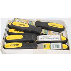 LOT OF RICHARD ERGO-GRIP PUTTY KNIVES