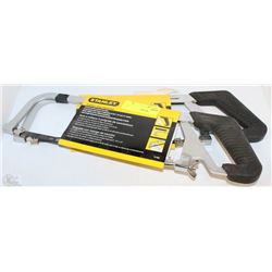 LOT OF 2 STANLEY RUBBER GRIP HACKSAW