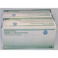 LOT OF 2 KIMBERLY-CLARK LATEX GLOVES SIZE XL