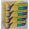 Image 1 : LOT OF 4 KEEPKLEEN VINYL GLOVES SIZE XL