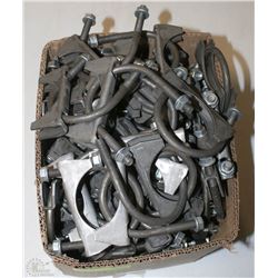 BOX OF EXHAUST CLAMPS