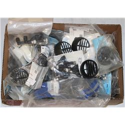 LOT OF ASSORTED EXHAUST COVERS, COMPOSITE BDY