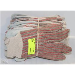 BUNDLE OF RED STRIPPED GLOVES