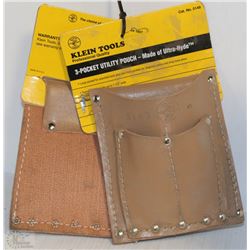 LOT OF TWO 3 POCKET UTILITY POUCHES