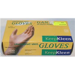 KEEPKLEEN XL VINYL GLOVES (100 PIECES)