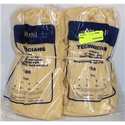 LOT OF ANSELL 390 TECHNICIANS UNLINED 12" LONG 17