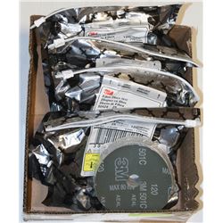 BOX OF 5" 3M FIBRE DISCS