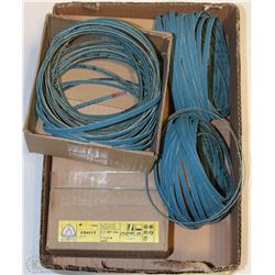 BOX OF ASSORTED SANDING BANDS