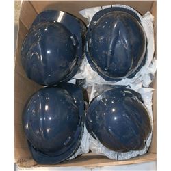 BOX OF NAVY SAFETY HATS