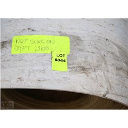 ROLL OF COMMERCIAL GREY COLOR LINO UNKNOWN SQFT