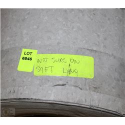 ROLL OF COMMERCIAL OFF WHITE COLOR LINO UNKNOWN