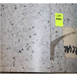 ROLL OF COMMERCIAL MARBLED COLORED LINO UNKNOWN SQ