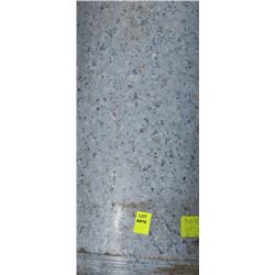 ROLL OF COMMERCIAL BLUE MARBLE COLOR LINO UNKNOWN