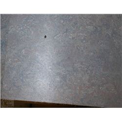 ROLL OF COMMERCIAL BLUE TONED LINO UNKNOWN