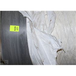 ROLL OF COMMERCIAL DARK WOOD COLOR LINO UNKNOWN