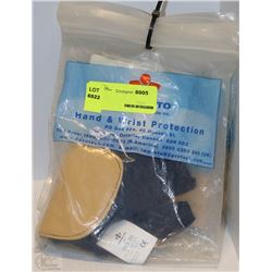 LOT OF 2 PAIR OF HAND & WRIST PROTECTION SZ XL