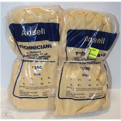 BUNDLE OF ANSELL SZ 9 TECHNICIANS UNLINED GLOVES