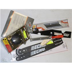 LOT OF MISC ECHO AND STIHL PRODUCT
