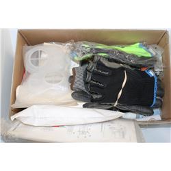 BOX ASST GLOVES/MASKS/MISC