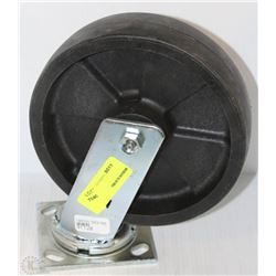 ONE LARGE BLACK CASTER WHEEL