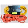 Image 1 : LOT OF 2 EXTENSION CORDS YELLOW & ORANGE