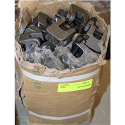 BOX OF MISC CLAMPS