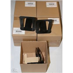 5 BOXES OF METAL BOOK ENDS - ON CHOICE