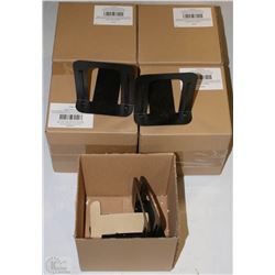 5 BOXES OF METAL BOOK ENDS - ON CHOICE