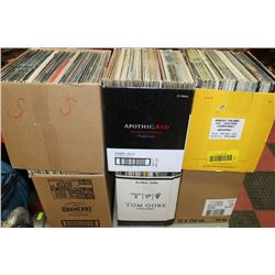 6 BOXES OF ASSORTED RECORDS