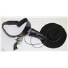 Image 1 : LEATHER GUN HOLSTER AND GENUINE LEATHER HAT