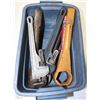 Image 1 : BOX OF HAMMER AND PIPE WRENCHES
