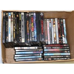 BOX OF 50 DVDS