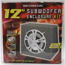 NEW 12" SUBWOOFER ENCLOSURE KIT