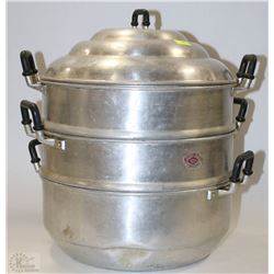 TWO LEVEL COOKING STEAMER