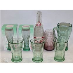 FLAT OF COKE AND PEPSI COLLECTABLES