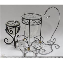 FLAT OF METAL AND WROUGHT IRON ITEMS