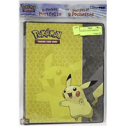 TWO POKEMAN 9-POCKET PORTFOLIOS