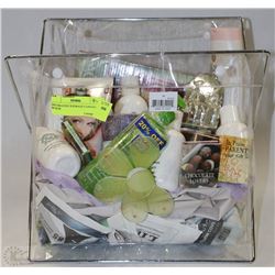 DECORATIVE STORAGE CONTAINER W/NEW