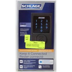 SCHLAGE TOUCHSCREEN DEADBOLT WITH ALARM
