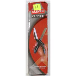 PAIR OF NEW CLEVER CUTTER CUTTING BOARD SCISSORS