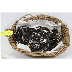 BOX W/25 NEW HANDCRAFTED NECKLACES