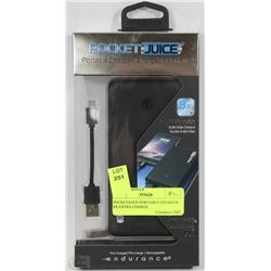 POCKETJUICE PORTABLE CHARGER 8X EXTRA CHARGE