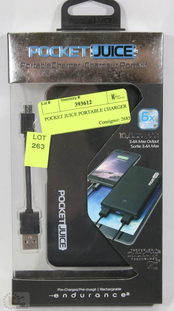 POCKET JUICE PORTABLE CHARGER