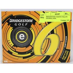 BRIDGESTONE CASE OF YELLOW GOLFBALLS
