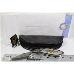 HD "WHEELS OF FIRE" COLLECTOR KNIFE -FRANKLIN MINT